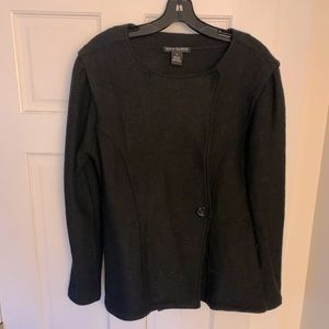 Wool asymmetrical sweater